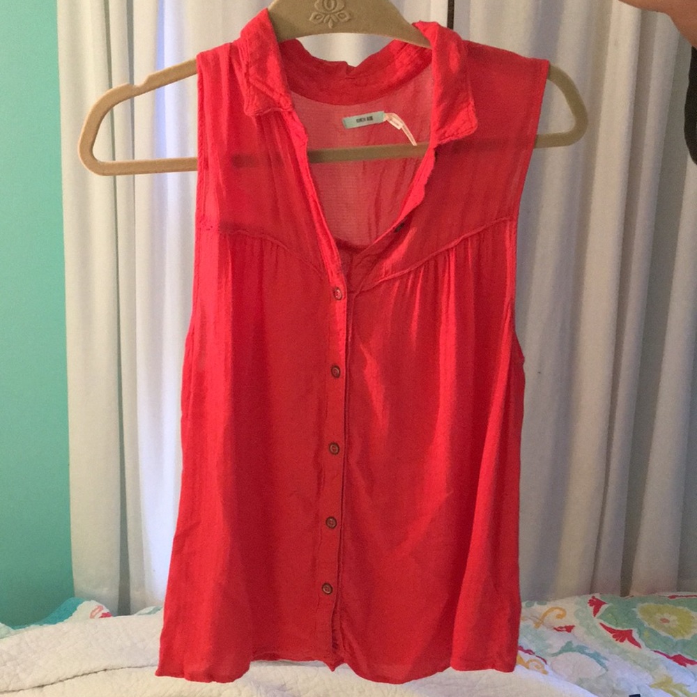 Urban outfitters button down tank tap